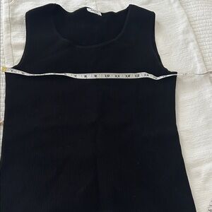 Akris Punto Black Sleeveless Ribbed Top